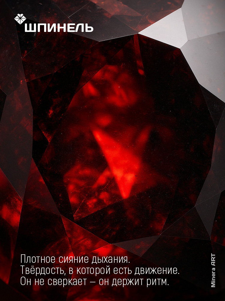Бусы шпинель черная 04029-04030-04031