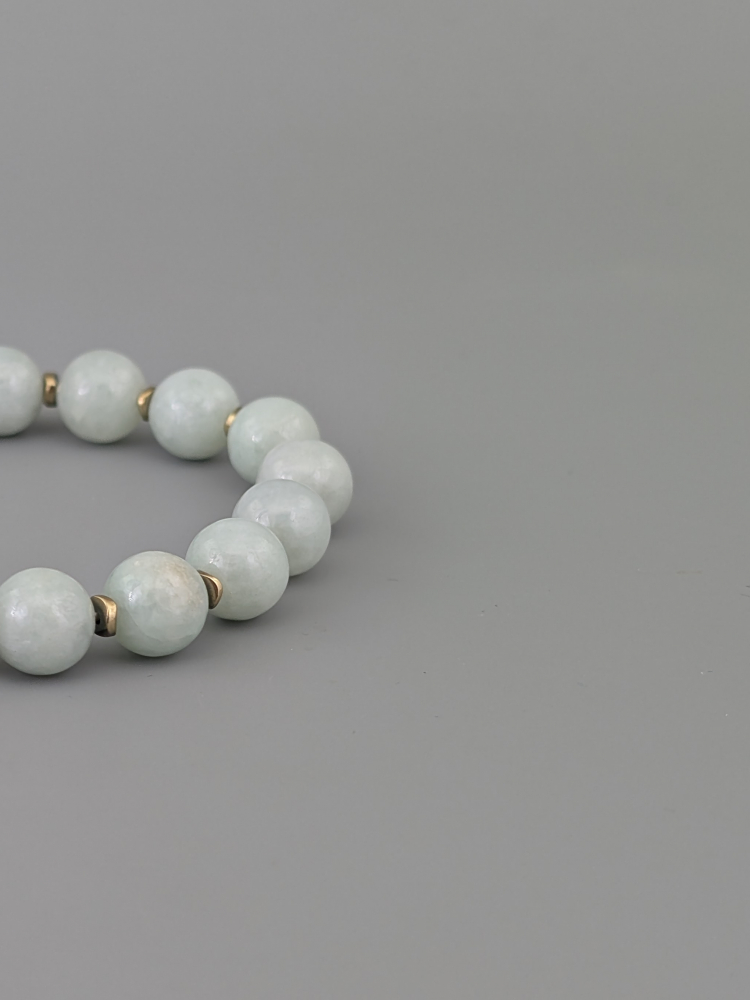 Браслет жадеит 16.5 см 04604